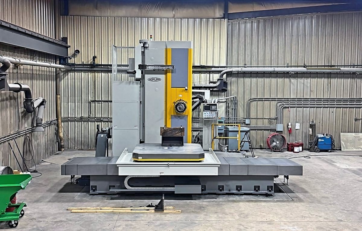 Nomura HBA-135P-R5 horizontal boring mill in the Pro-Fab shop